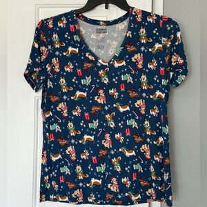 Christmas Dog T-shirt Size Medium Super Soft